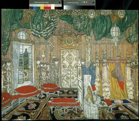 Stage Design for the Theatre Play The Marriage of Figaro