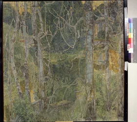 Stage Design for the Drama Dead City by Gabriele D