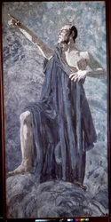 Feodor Chaliapin as Mephistopheles in the Opera Faust by Charles Gounod