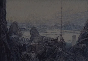 Stage Design for the Theatre Play The Lady from the Sea by H. Ibsen