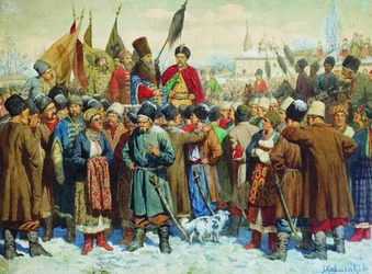 Boyar Vasili Buturlins speech at the Rada of Pereyaslav