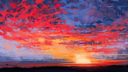 Dramatic Sunset Sky