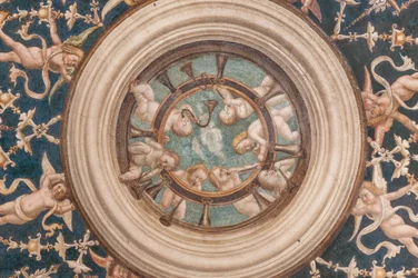 Putti Playing Musical Instruments (detail)