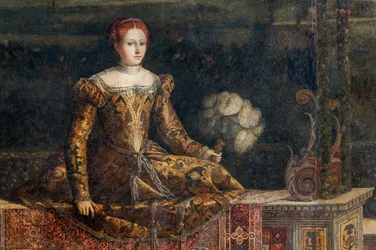 Portrait of a Noblewoman (detail)