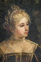 Portrait of a Noblewoman (detail of the Small Room of the Noble Ladies)