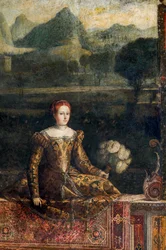 Portrait of a Noblewoman (detail of the Small Room of the Noble Ladies)