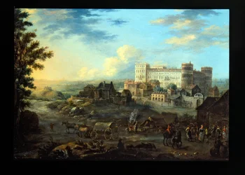 A View of Danzig; Capriccio View of a Palace
