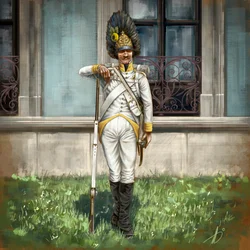 Austrian Grenadier 59th Line Regiment, circa 1809
