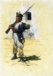 Infantry Soldier and Gunner of the French Infantry Brigade