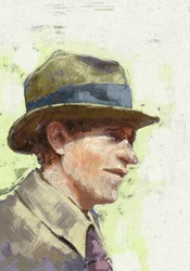 Portrait of Scientist Ettore Majorana