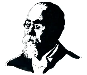 Portrait of Cesare Lombroso, founder of the Italian School of Criminology