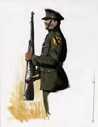 Second World War 1939-1945: American Army Cavalry Division