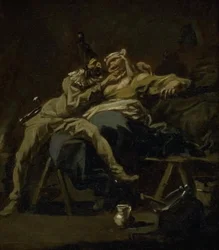 Pulcinella and Colombina