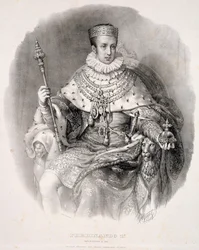 Ferdinand I, King of Lombardy-Venetia, in State Robes, from 