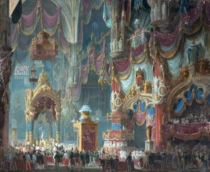 The Coronation of Emperor Ferdinand I of Austria as King of Lombardy-Veneto in the Cathedral of Milan
