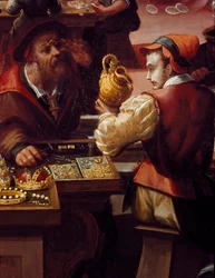 The workshop of the goldsmith (detail)