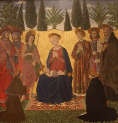 Mary and Child with Eight Saints