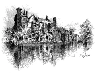 Wells Palace, Somerset, 1895