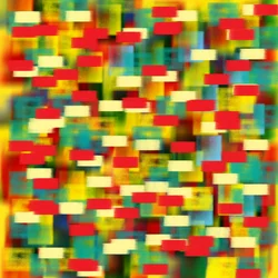 Horizontal Pointillism Brown