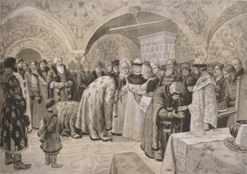 Welcome to the Tsarina after the Easter Matins
