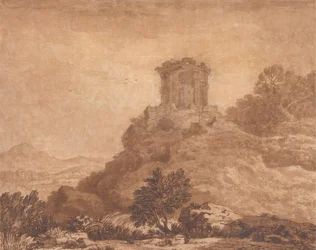 Landscape with a Ruined Temple
