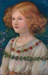 Portrait in Enamel of Rosemary, Daughter of John, c. 1909
