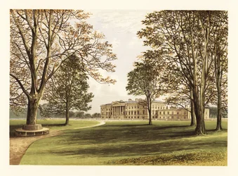 Hamilton Palace, Lanarkshire, Scotland, 1880 (engraving)