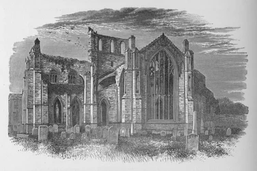 From the East, Melrose Abbey