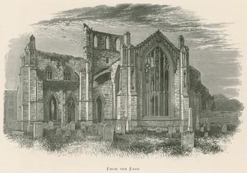 Melrose Abbey, From the East