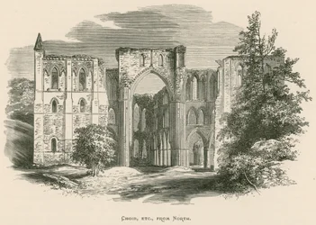 Rievaulx Abbey, Choir, etc, from North