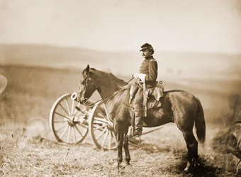 American Civil War Aide-de-Camp on Horseback