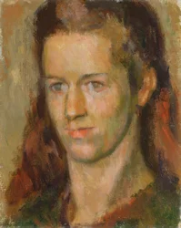 Portrait of Anne Olivier Popham (later Mrs Quentin Bell), 1939