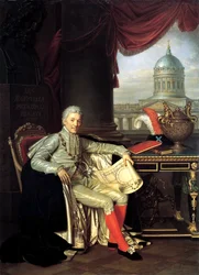 Court Councillor Prince Alexander Sergeevich Stroganov, 1782-1843, 1814