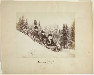 Tobogganing, c.1873