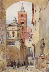 Albenga, Cathedral Tower and Baptistery