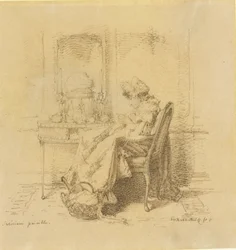 Knitting Old Lady