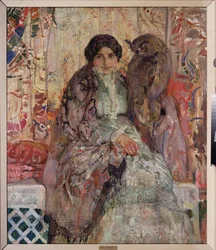 Woman with an Eagle Owl
