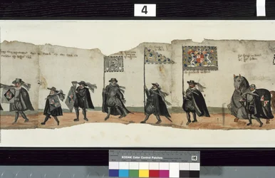 (Detail) from The Huntly Funeral Procession, Said to Have Been Used for the Obsequies of George 1st, Marquess of Huntly