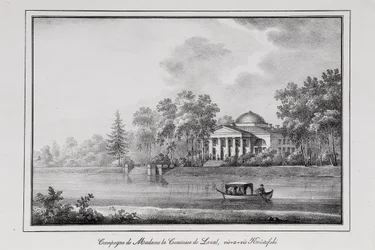 Summer House of Countess de Laval on the Aptekarsky Island, Series Views of Saint Petersburg, 1820s