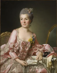 Portrait of Marie-Suzanne Giroust, Madame Roslin
