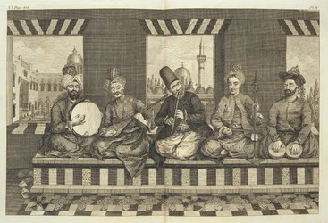 Syrian Musicians, plate 4 from 