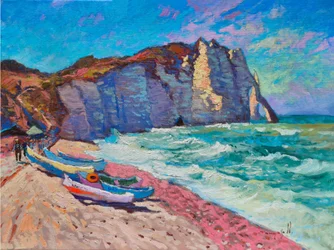 Etretat Cliffs Beach