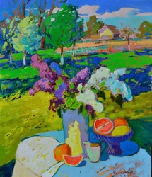 Spring Garden Still Life