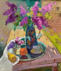 Vibrant Lilac Breakfast