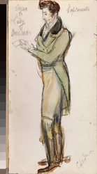 Costume design for the opera 