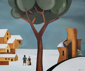 Quiet Winter Village