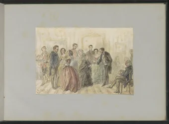 Coffee Gathering in an Interior