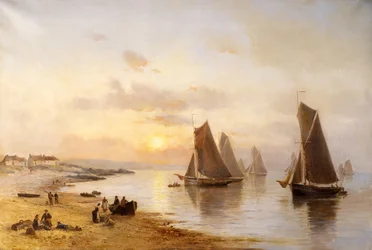 When the Boats Come Home, Skerries Beach, Evening