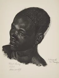 Ialingede, Mandja race. (Fort Lamy), from Dessins et Peintures d