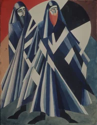 Jews. Costume Design for the Theatre Play Salomé by O. Wilde, 1917